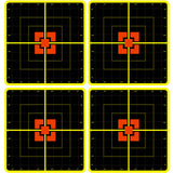 5 Inch Splatter Targets for Shooting Adhesive Target Sheets (20 Packs /80 Targets)