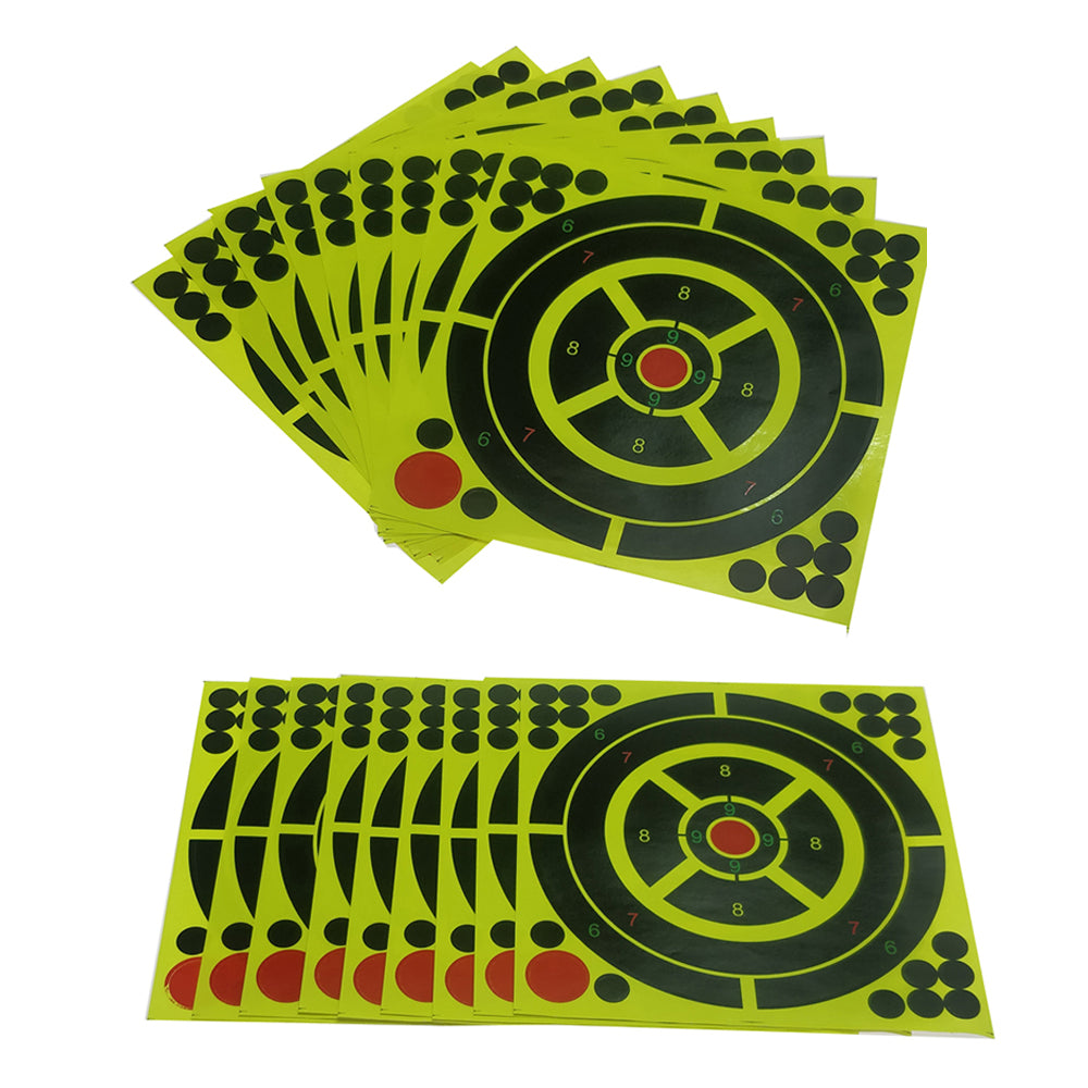  Splatterburst Targets - 8 x 12 inch Adhesive Mini