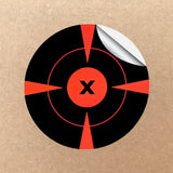 adhesive paper shooting targets splatter