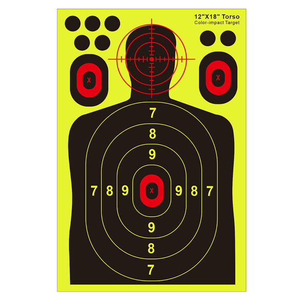 12X18 INCH SPLATTER TARGET SHEETS, ADHESIVE SPLATTER REACTIVE PAPER (10 PACKS)
