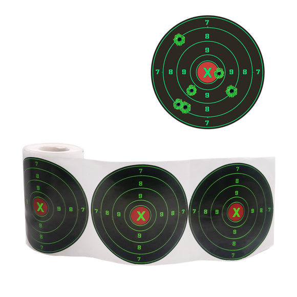 Niceauty 900pcs Paper Targets Black Round Stickers For Shooting